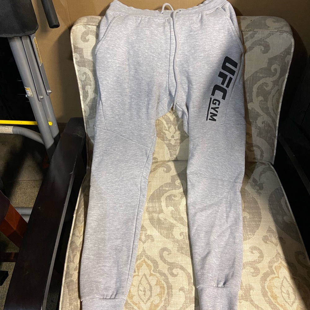 Grey UFC gym sweats